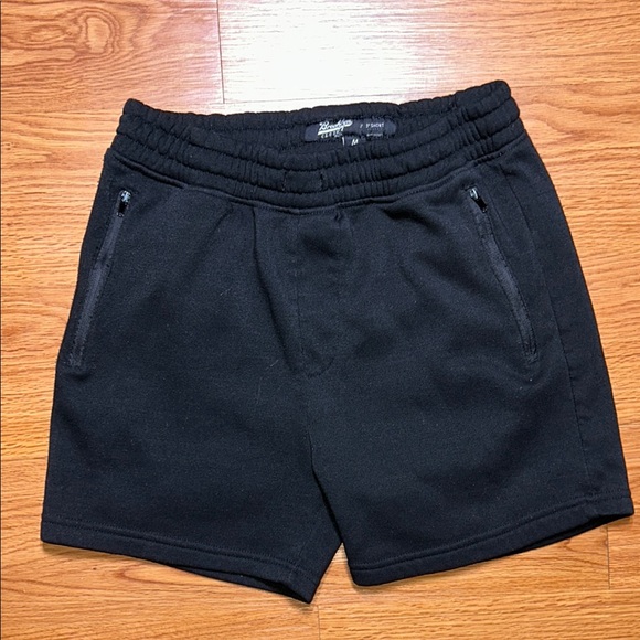 Brooklyn Cloth Other - Black Fleece Shorts with Zipper Pockets